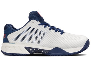 KSwiss Tennisschuhe Hypercourt Express 2 Clay/Sandplatz weiss/blau/rot Herren